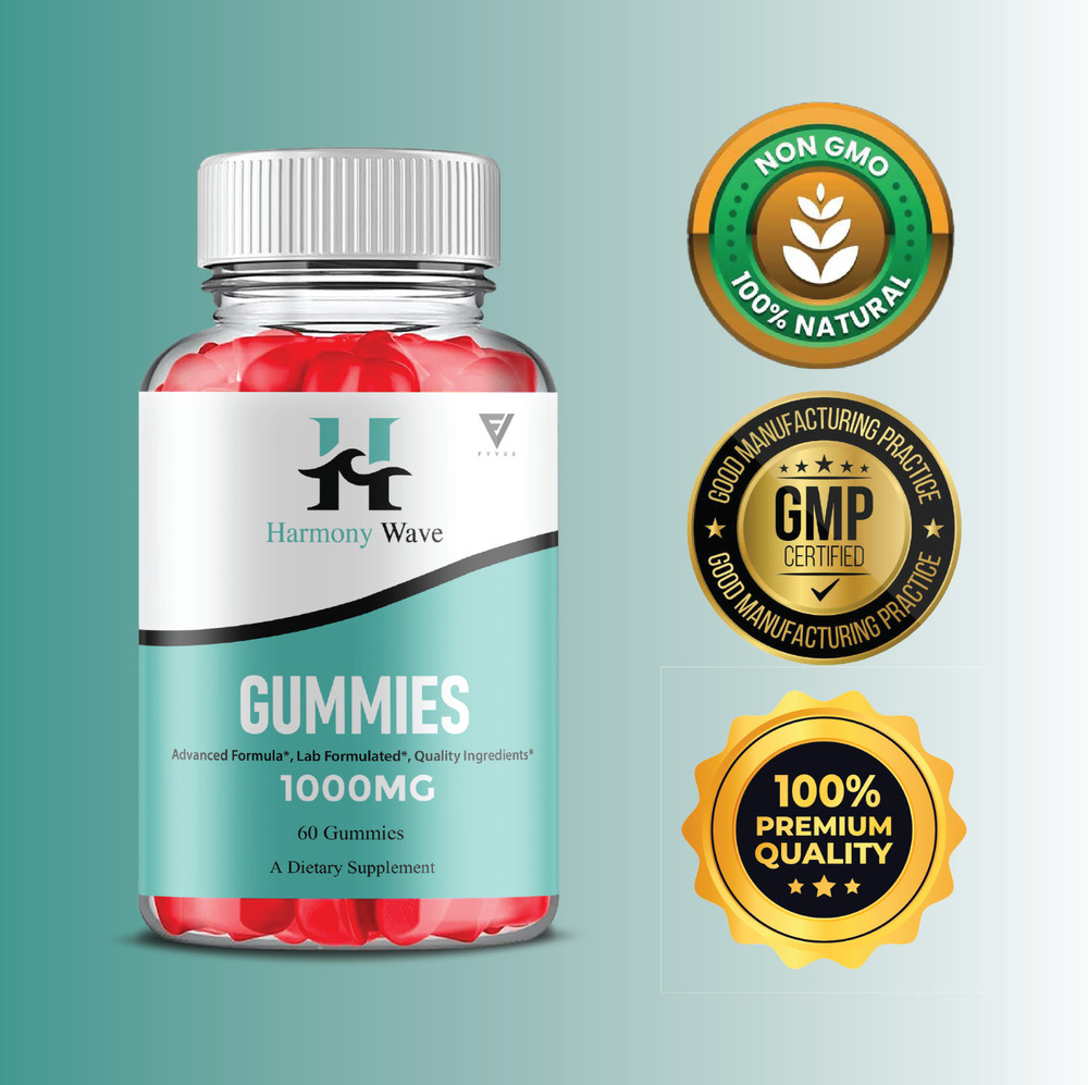 Harmony Wave Gummies, HarmonyWave Max Strength Supplement (60 Gummies)