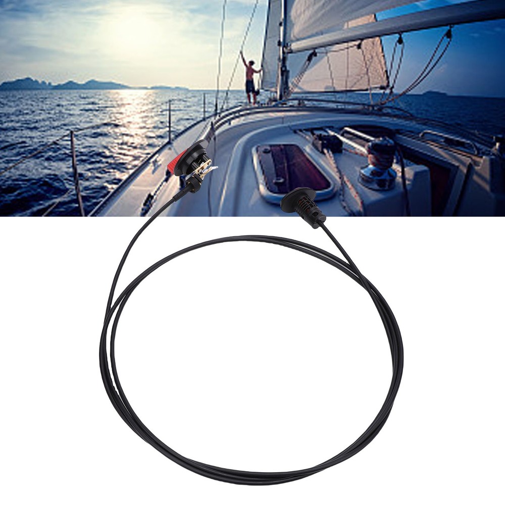 FLOW RITE REMOTE DRAIN PLUG & CONTROL VALVE 3M CONTROL CABLE FOR MARINE BOAT USA