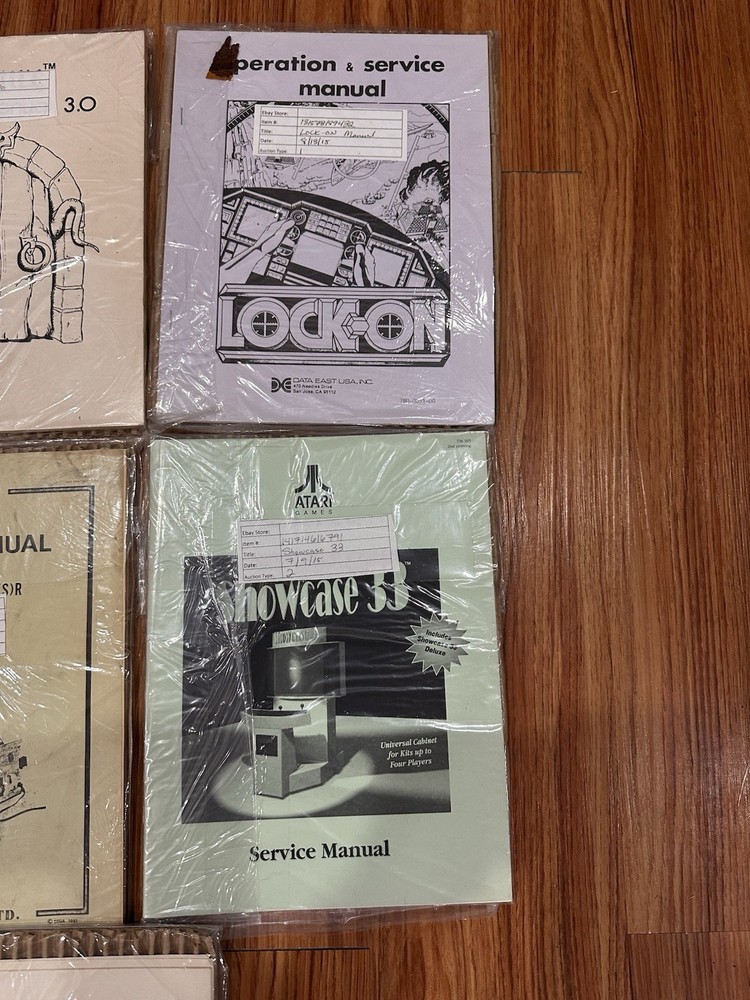 Arcade Machine Manuals