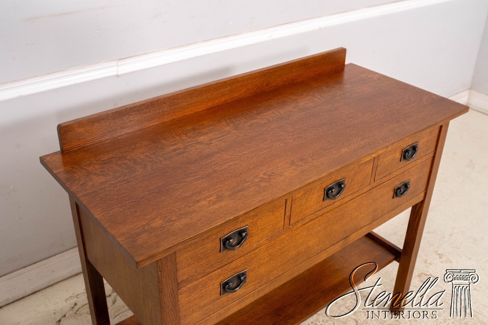 71009: STICKLEY Mission Oak Arts & Crafts 4 Drawer Server Buffet