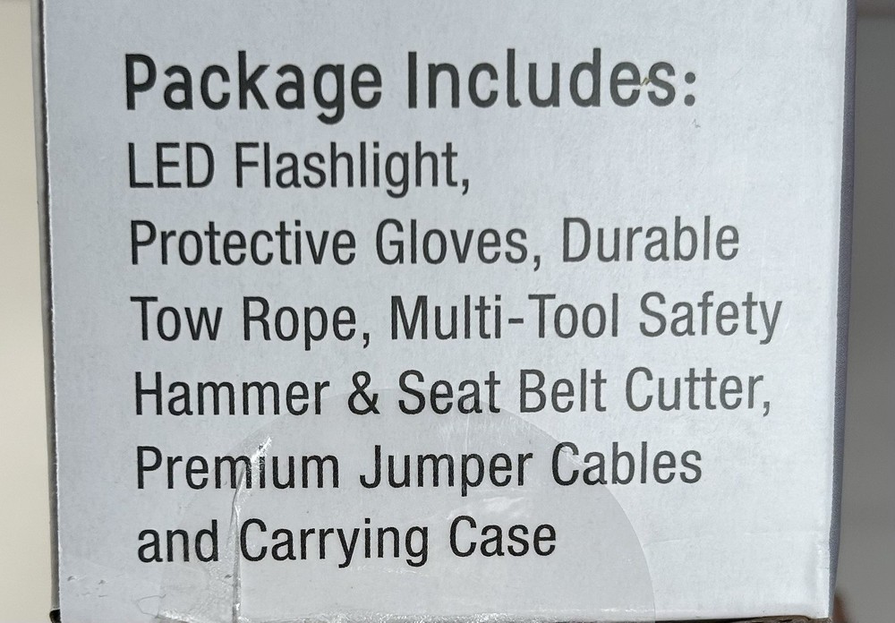 Tech Solutions Road Ready Roadside Automobile Safety Kit / Emergency Kit