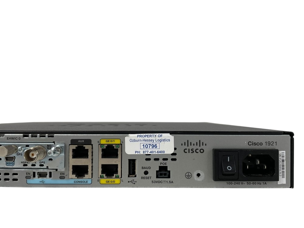 Cisco 1921 Integrated Service Router