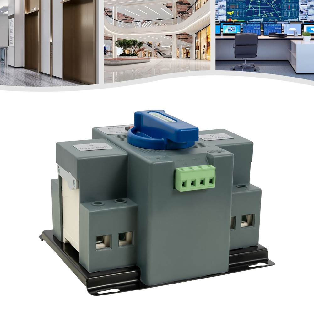 Automatic Transfer Switch 63A ATS Dual Power 2P for Generator Changeover Switch