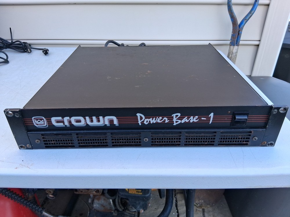 Crown Power Base-1 Power Amp - Fully Working