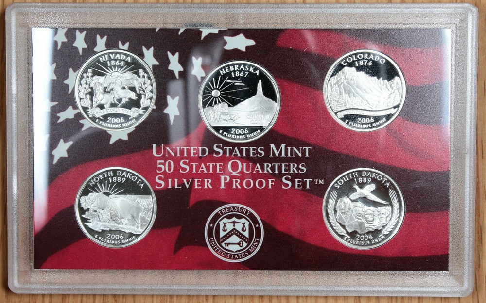 2006 S Silver Proof Set - US Mint - 10 Coins - OGP