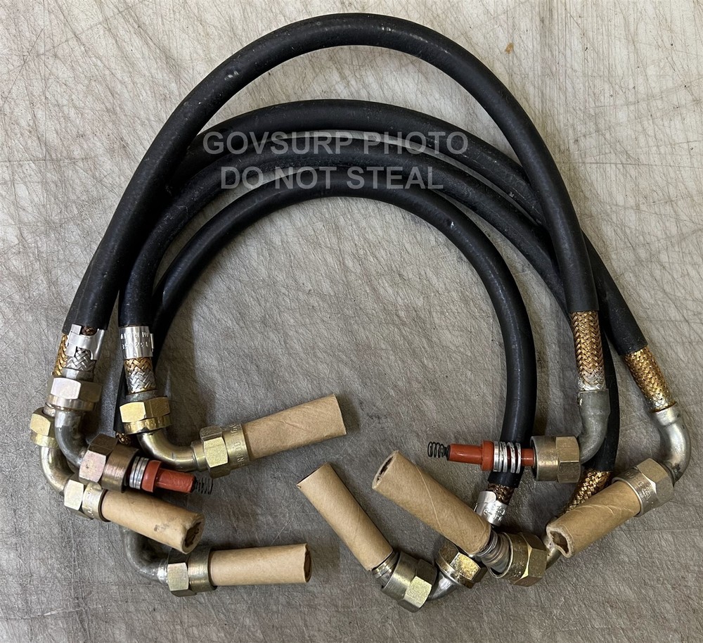 WILLYS M38 SPARK PLUG WIRE SET 24 VOLT NOS 90DEG ENDS @ BOTH ENDS G740 JEEP