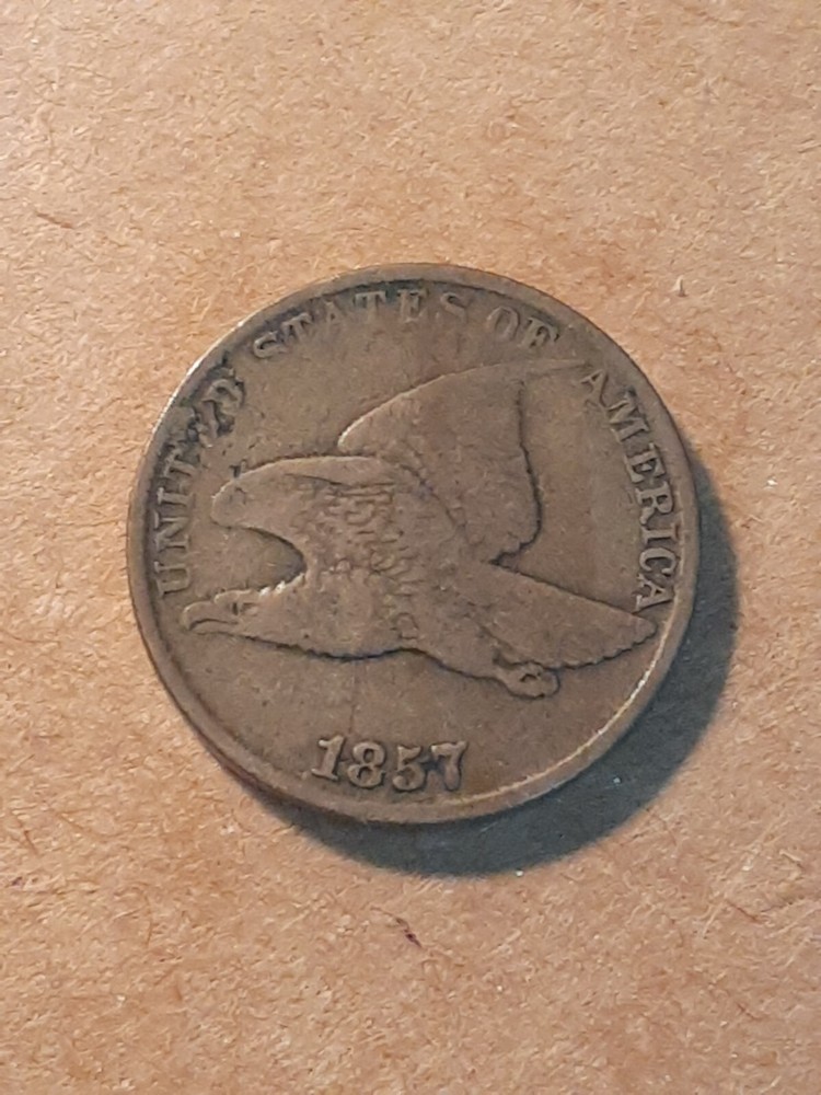 1857 FLYING EAGLE CENT