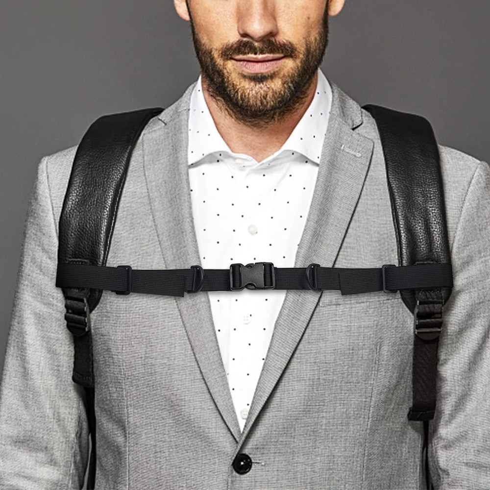 2 Pieces Backpack Chest Strap Adjustable Chest Harness Backpack Accessory Strap