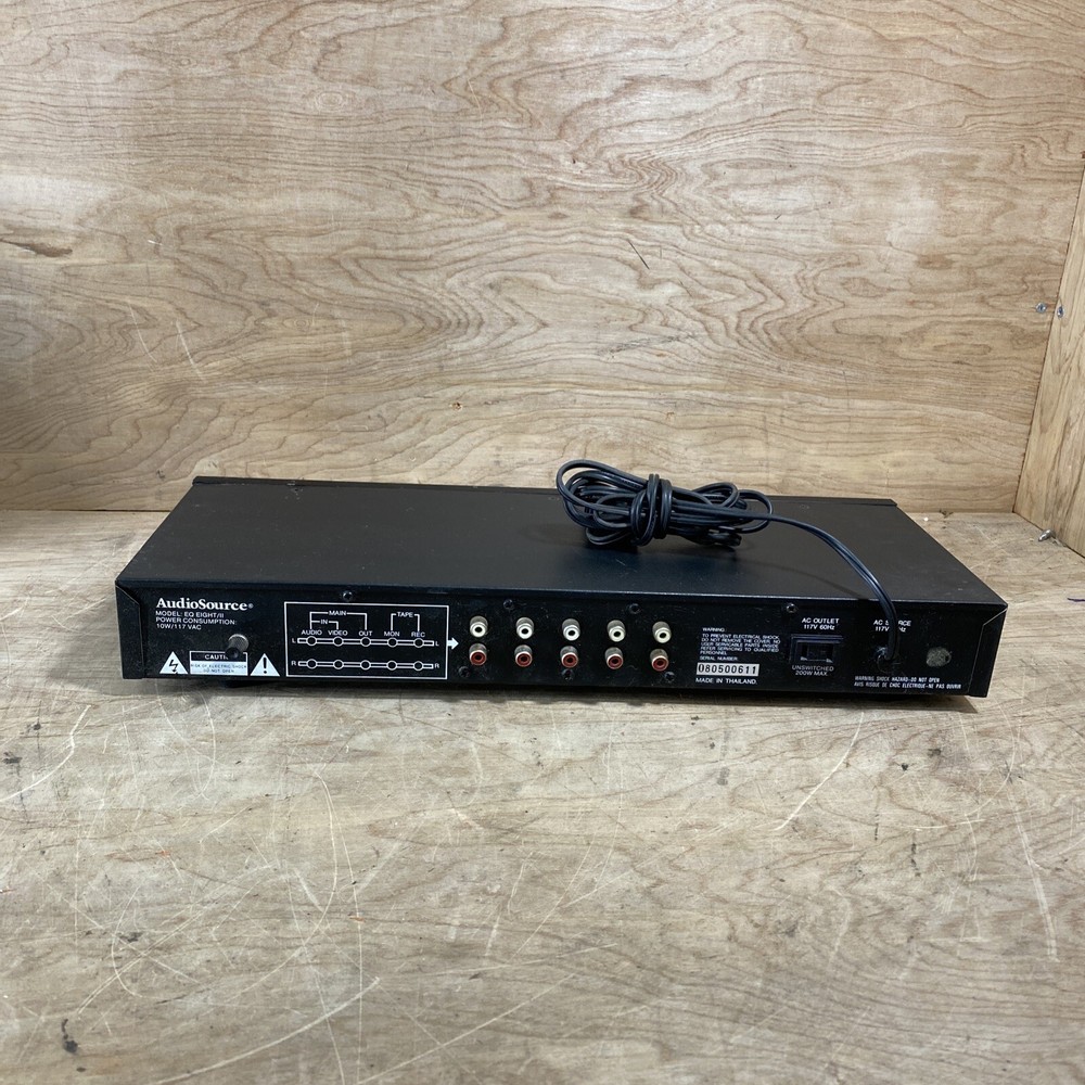 AudioSource Model EQ Eight/Series II 10 Band Graphic Equalizer