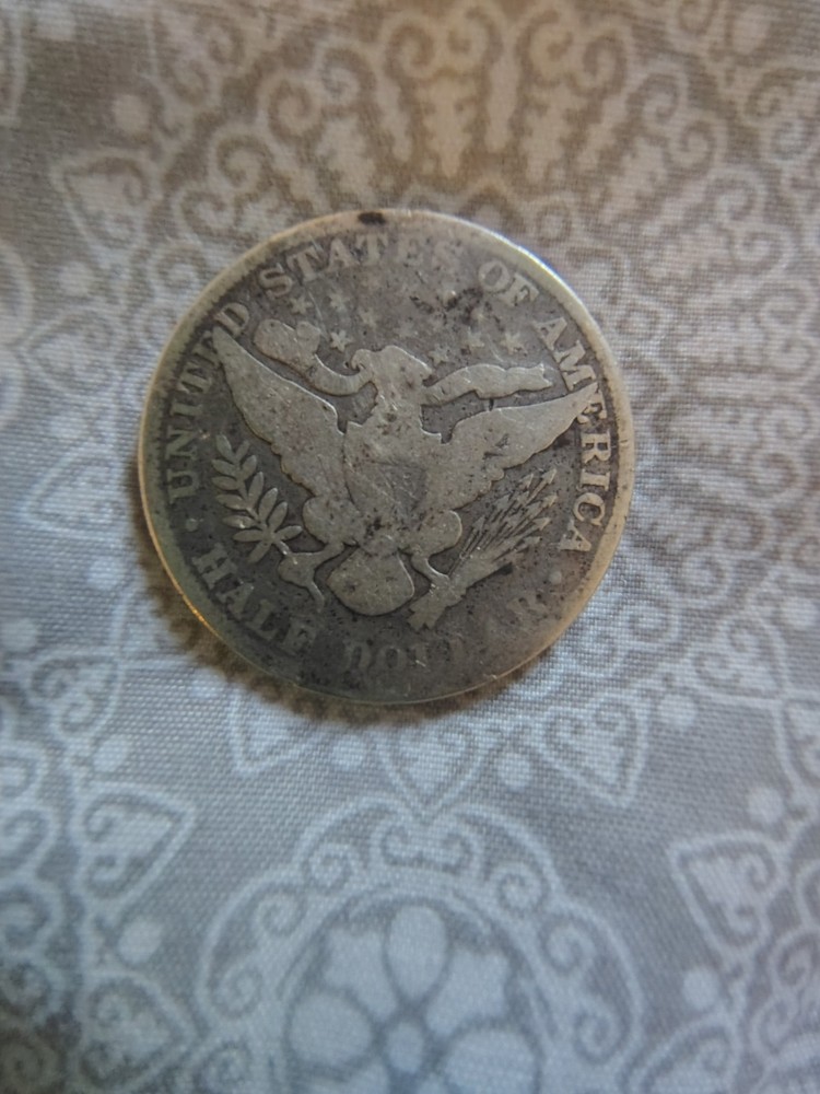 1892 barber half dollar 50c