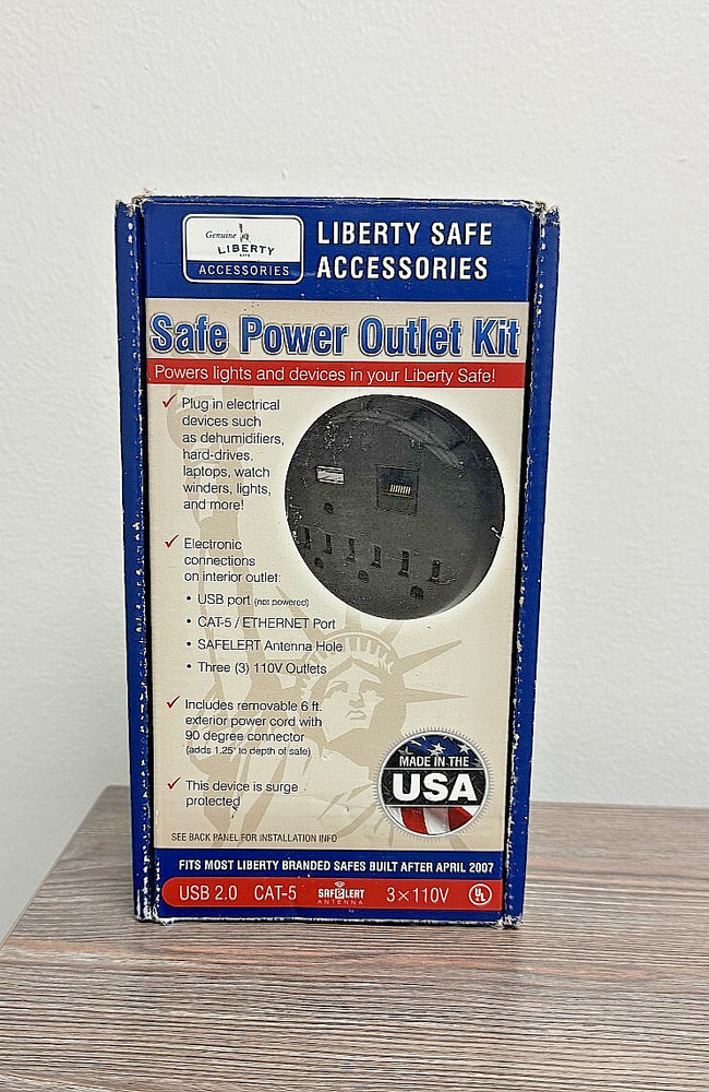 Liberty Safe Power Outlet Kit for Interior- Missing Pieces