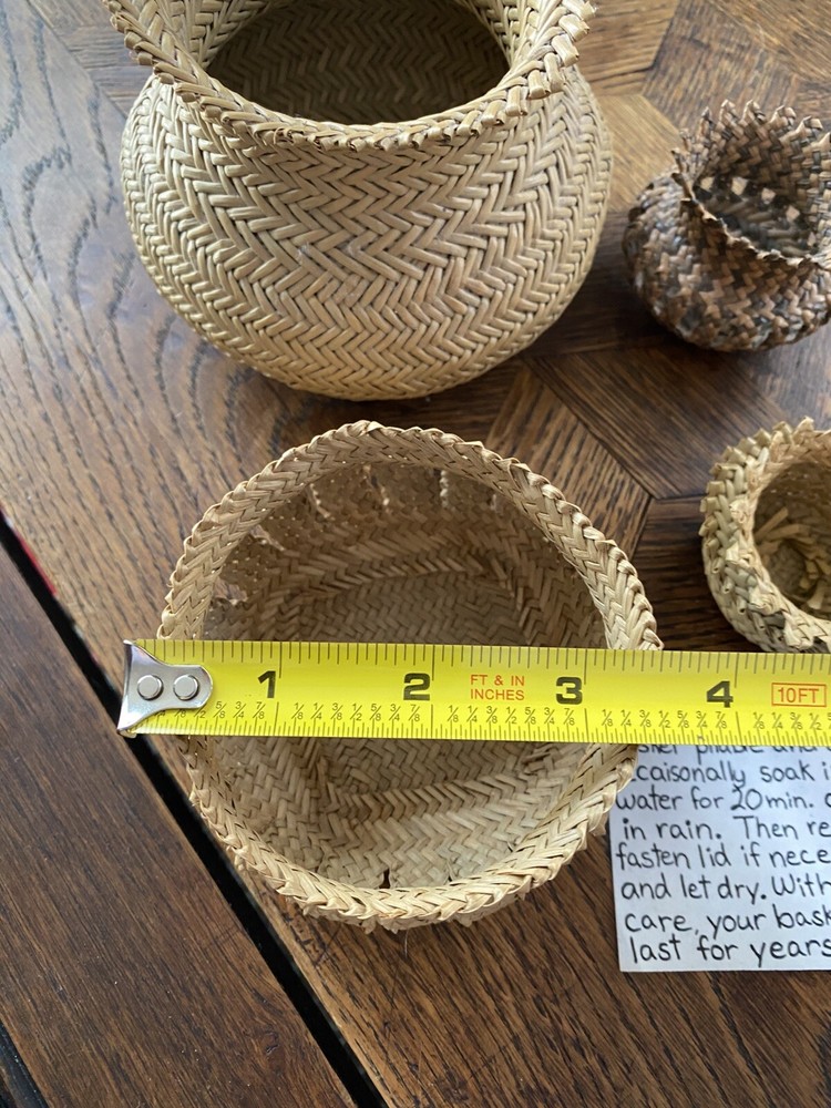 Peruvian Baskets. Set Of 4