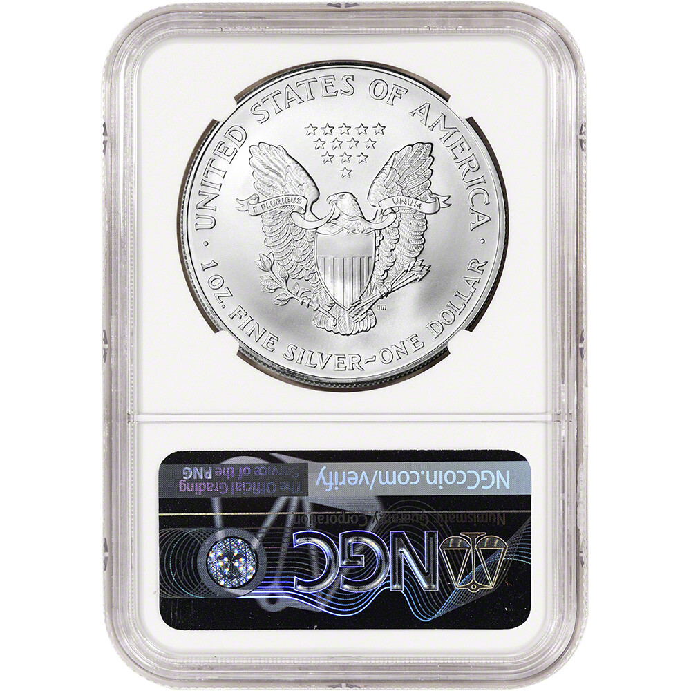 2000 American Silver Eagle Coin - NGC MS69