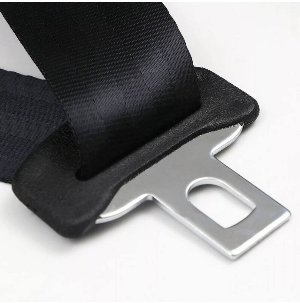 For All Chevrolet Front Seat Belts 3-Point Adjustable Adjustable Pair Black