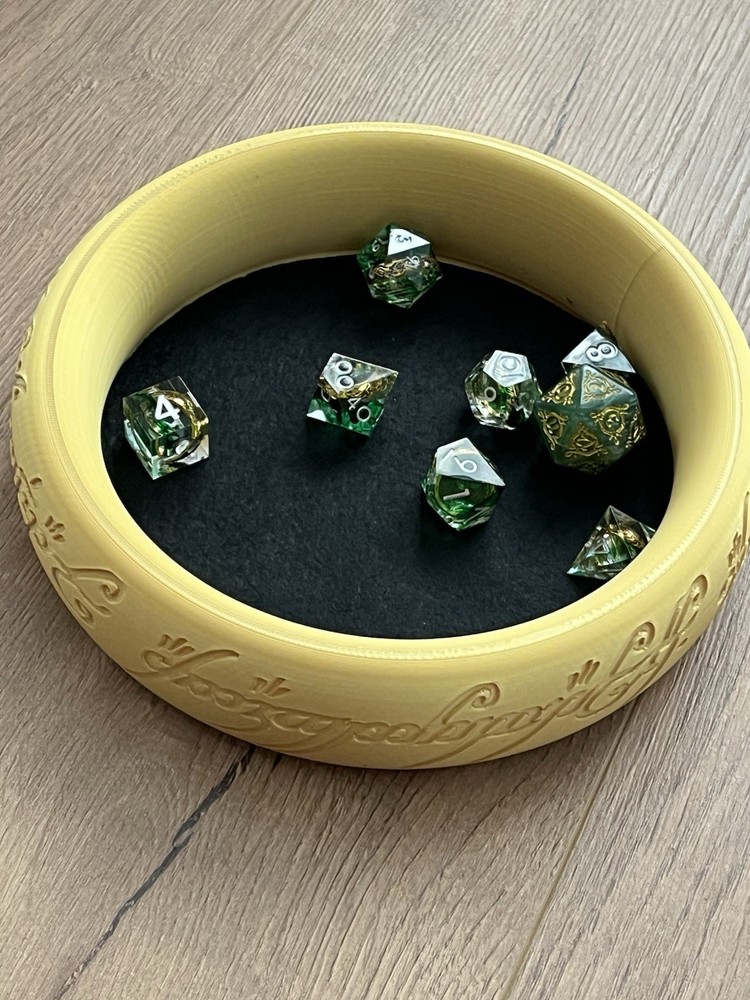 LOTR One Ring Dice Tray, D&D.