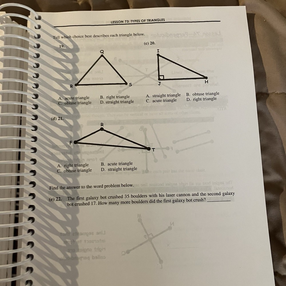 Teaching Textbooks Math 4 Student Workbook Spiral ONLY TT Homeschool 4th Grade