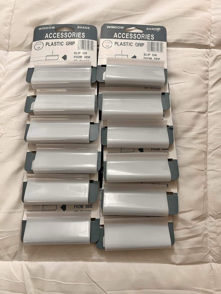 10 Pieces Shade Pulls for Roller Shades, Window Shade Pulls, White Roller Shade.