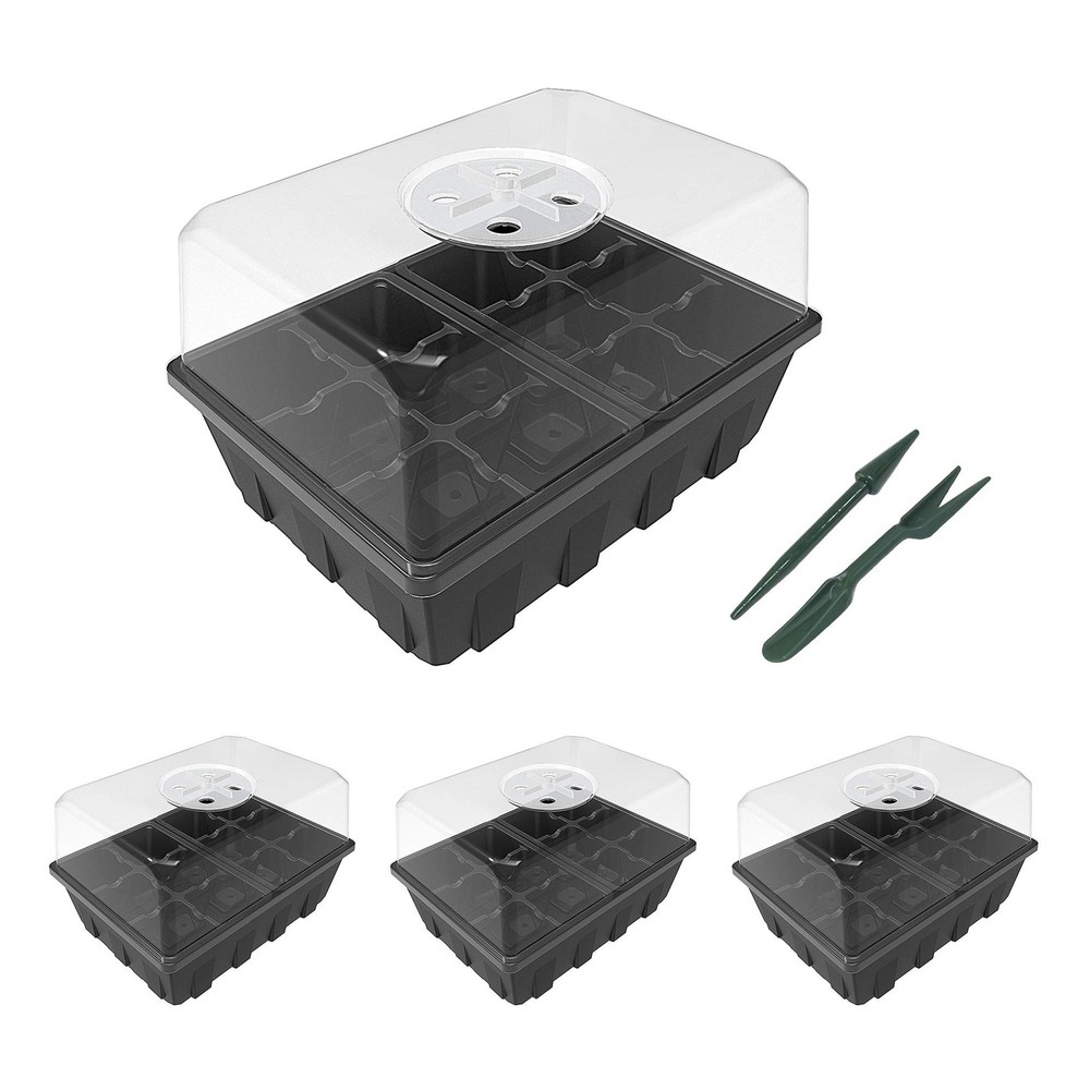 3 Pack Seed Starter Tray Germination Kit, Seed Starter Kit