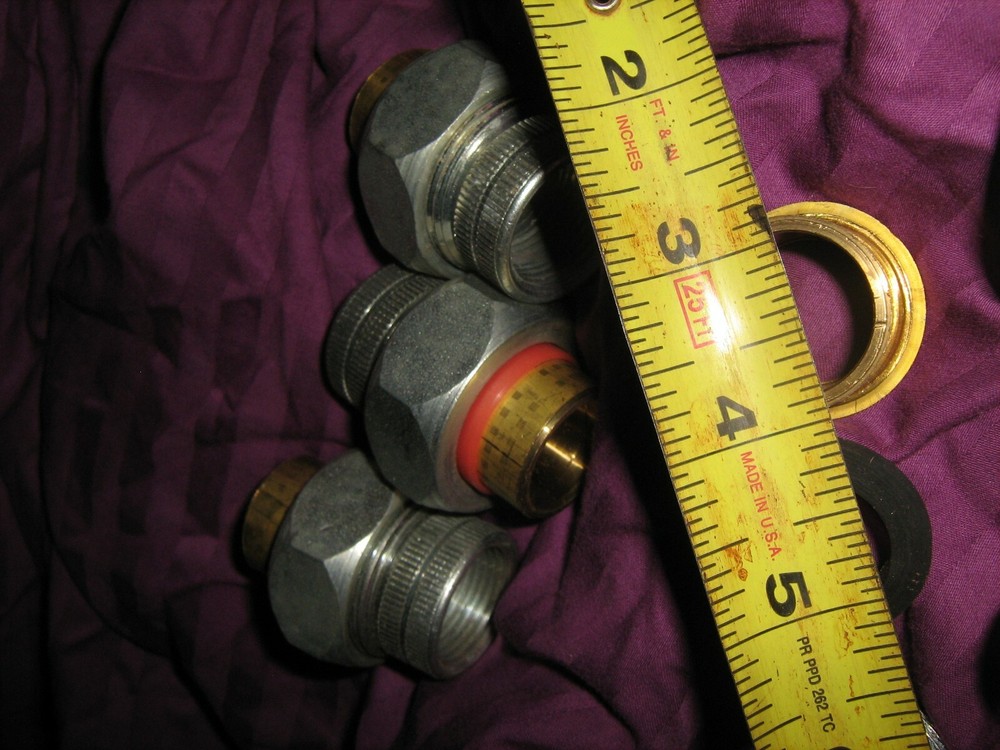 LOT OF (4) EPCO Di-Electric Union 3/4" Sweat X 3/4" Pipe New Condition Surplus