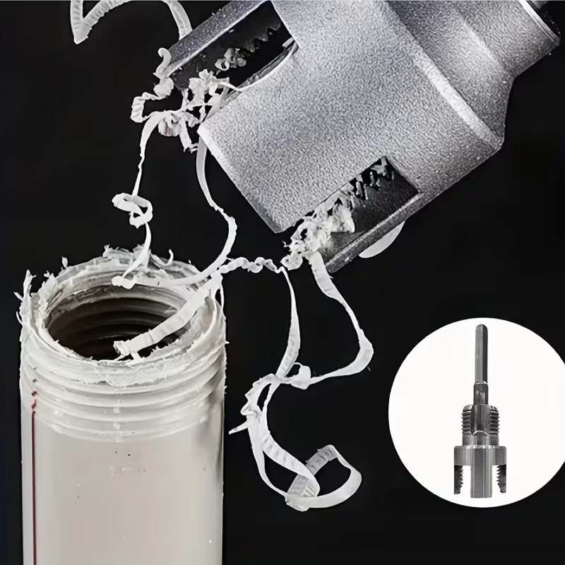 2x Integrated Internal & External Pipe Threading-Tool, PVC Pipe Threader Kit NEW