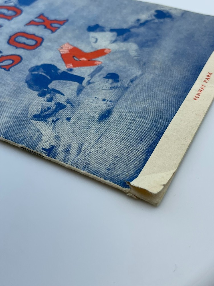 Red Sox 1955 Official Program and Score Card