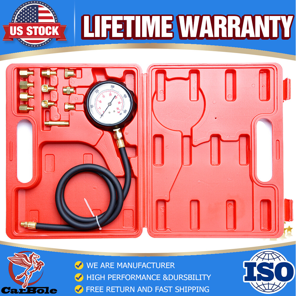 Petrol Engine Cylinder Compression Tester Kit for Automotive Motorcycle Tool Kit