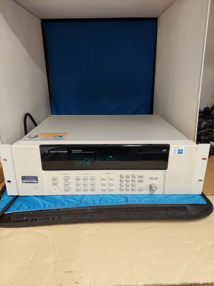 Agilent Technologies 34980A Multifunction Switch Measure Unit with 3 modules