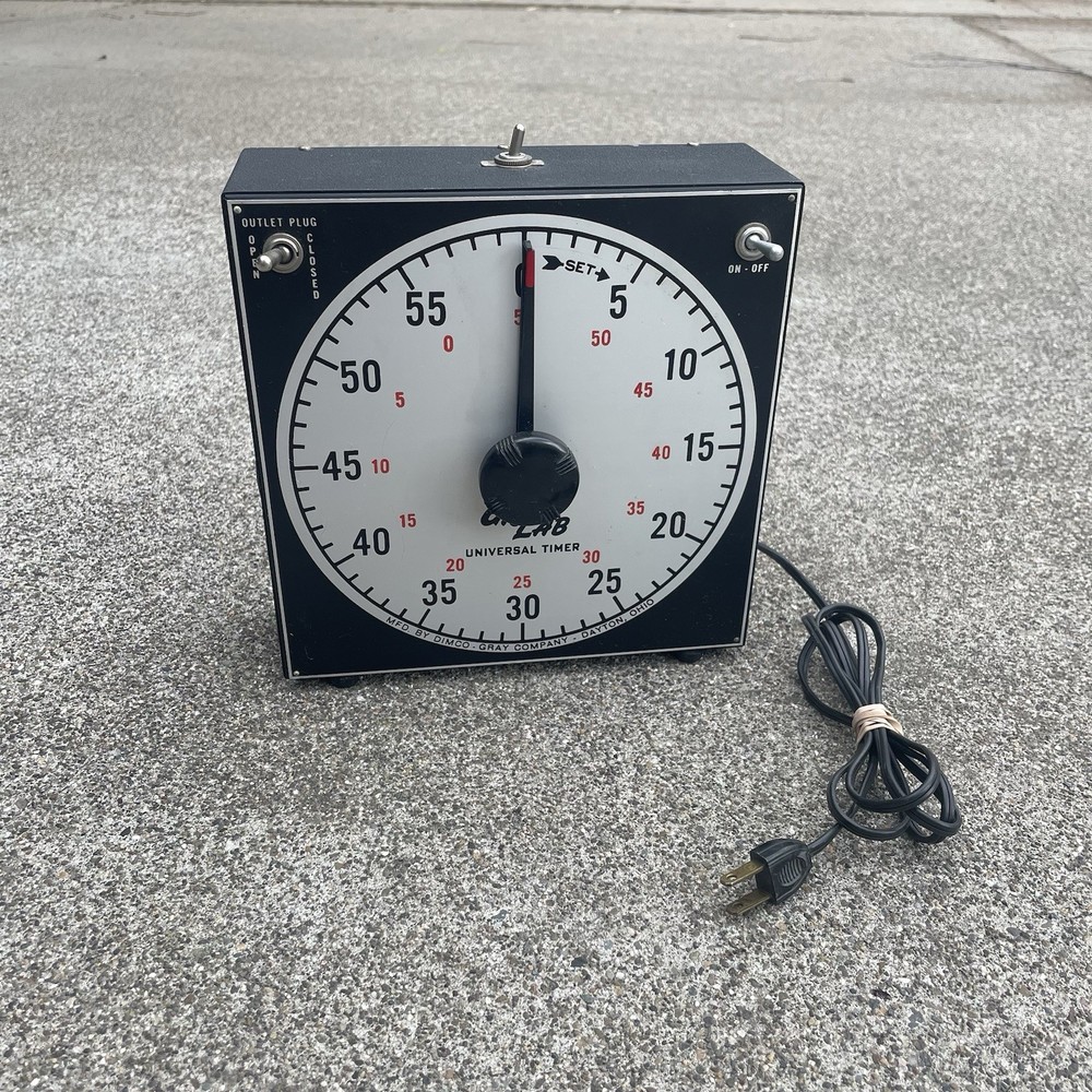 Vintage Gra Lab Universal Timer Model 165 TESTED & WORKS