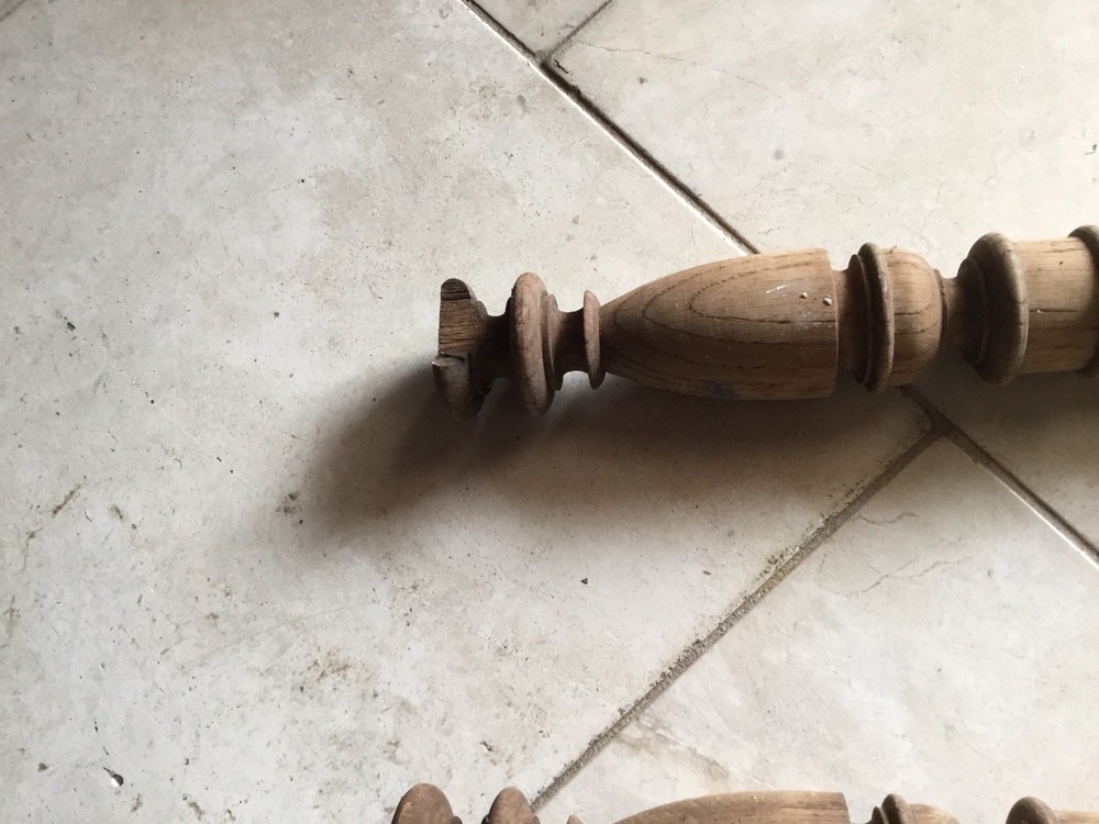 Antique Oak Pillars