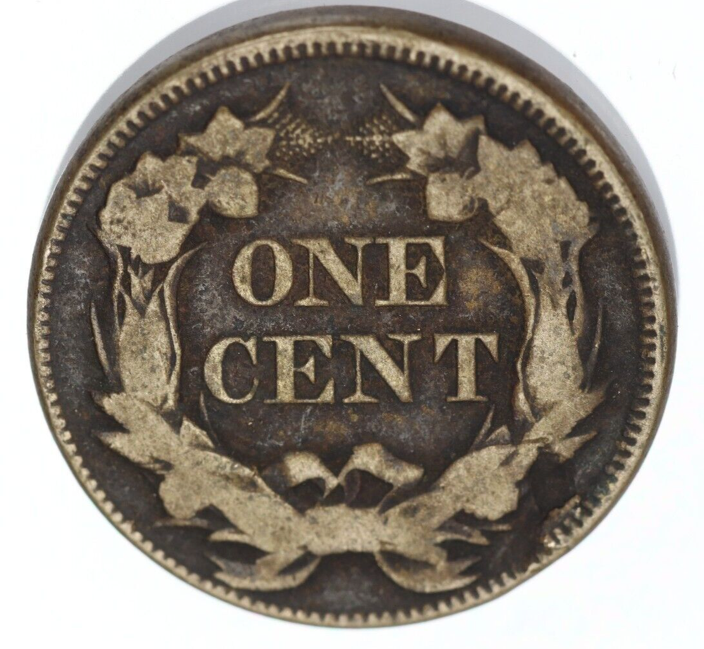 1857 Flying Eagle Cent 1c. - Great Details