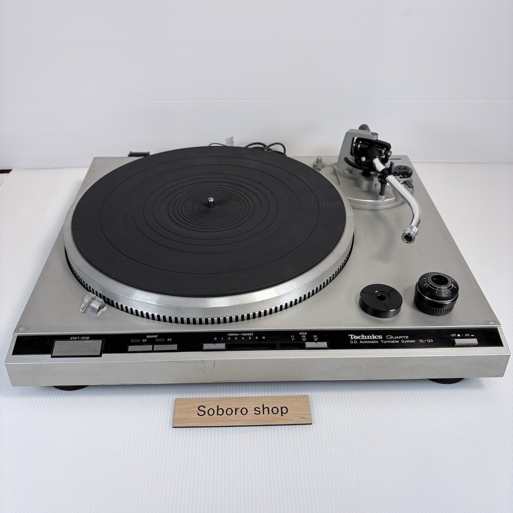 Technics SL-Q3 Turntable Quartz Direct Drive Fully Automatic Test Video