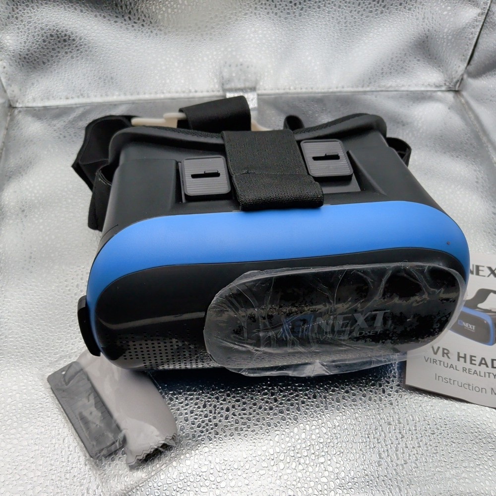 BNEXT VR Headset Compatible with iPhone & Android Phone (Blue) tested