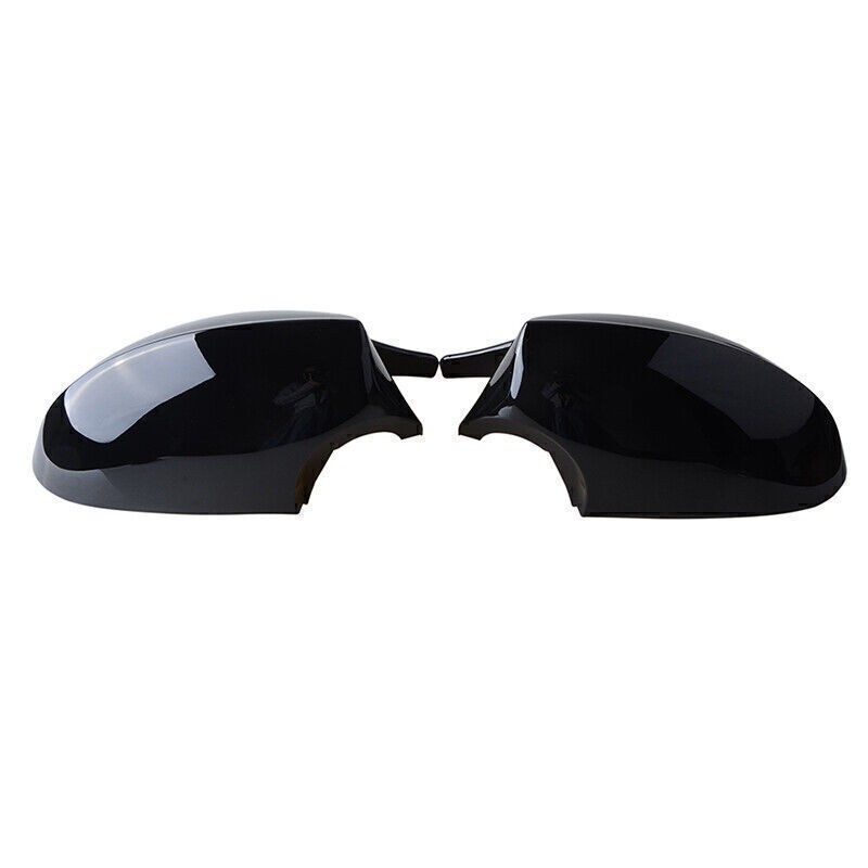 2PCS Glossy Black Mirror Cap Cover Replacement for BMW E90 E91 E92 E93 PRE-LCI