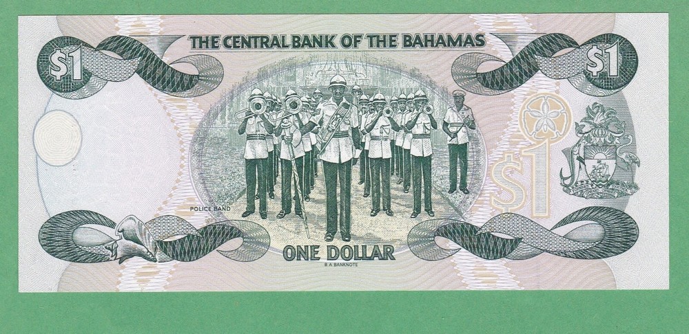 Bahamas 1 Dollar Note P-57 UNCIRCULATED