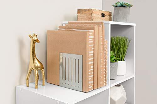 Rectangle Bookends, Large, Pewter