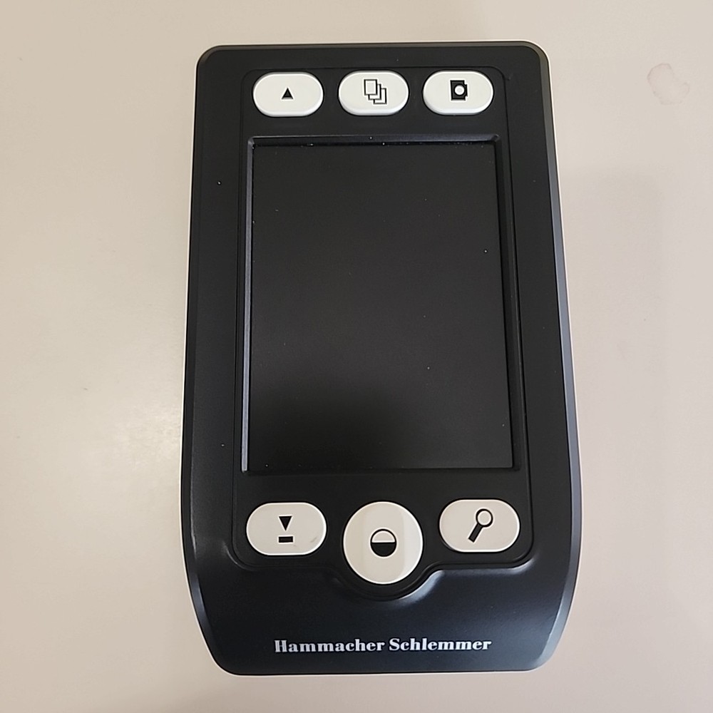 Handheld Digital Low Vision Magnifier Hammacher Schlemmer Electronic Tested Work