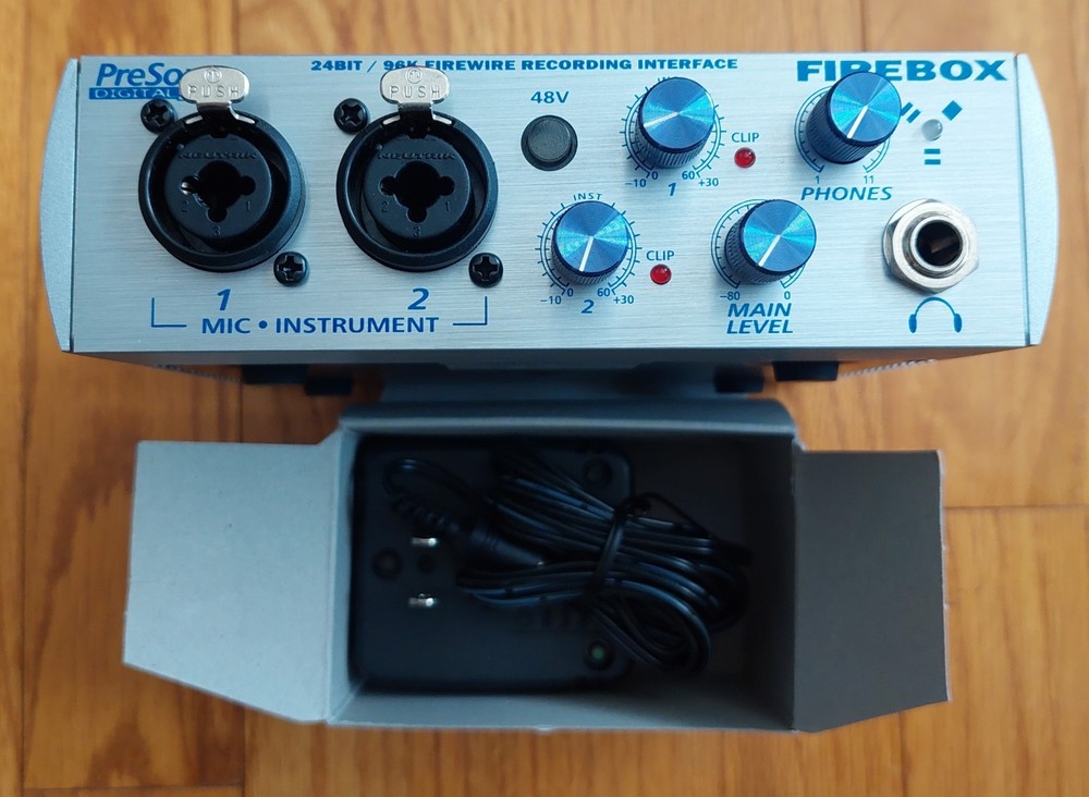 Presonus Firebox Microphone & Instrument Interface Tested & Working VGC