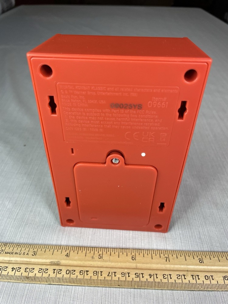 Mortal Kombat Mini Arcade Classics Basic Fun 90’s Video **Works** No Box