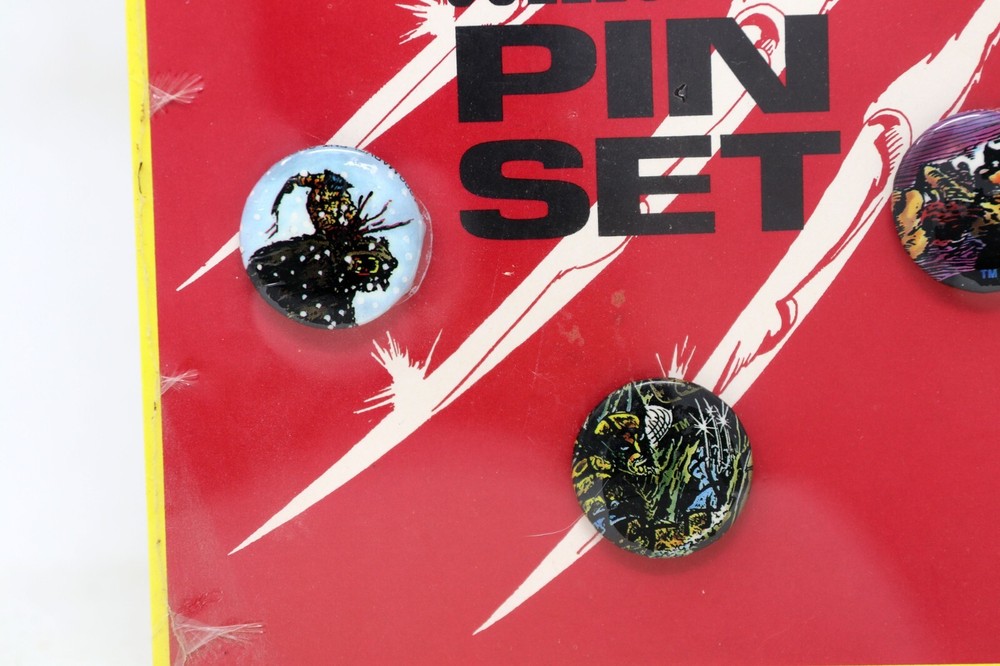 1989 MARVEL WOLVERINE COLLECTOR'S PIN SET SEALED