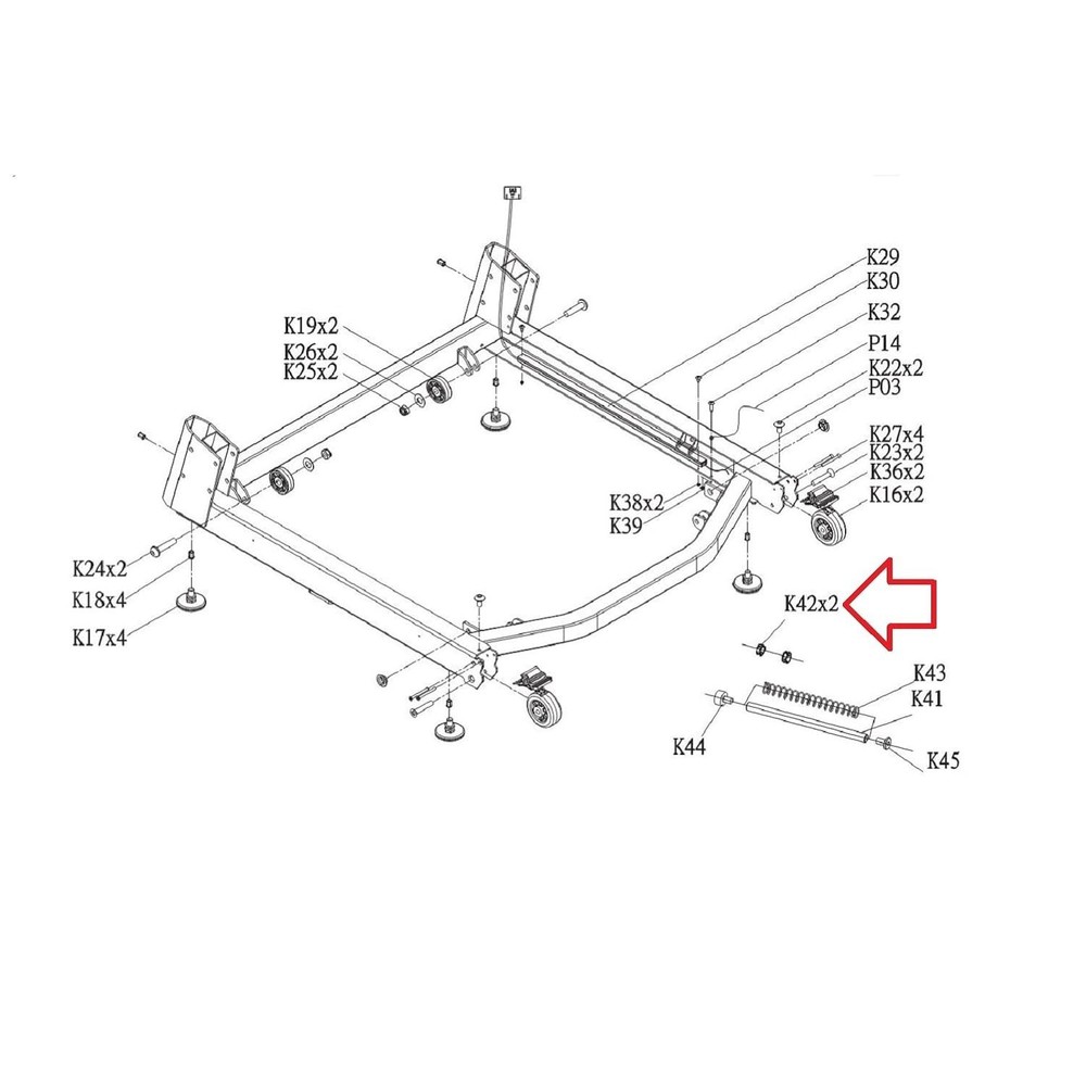 Matrix Retail Treadmill Base Frame Plastic Liner 1000406854
