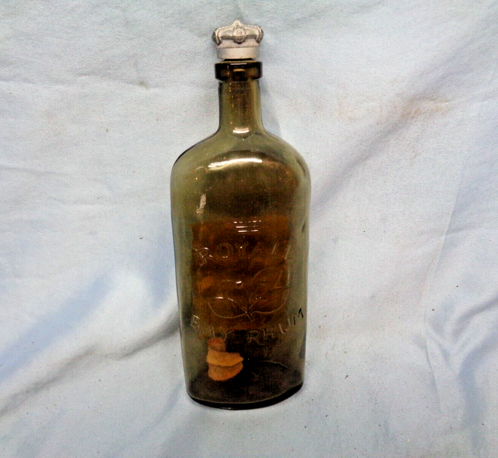 (5) Antique Nice Glass Bottles