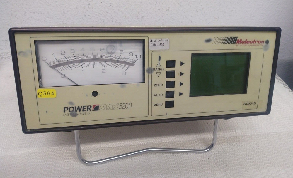 MOLECTRON POWER MAX 5200 LASER POWER METER PM5200