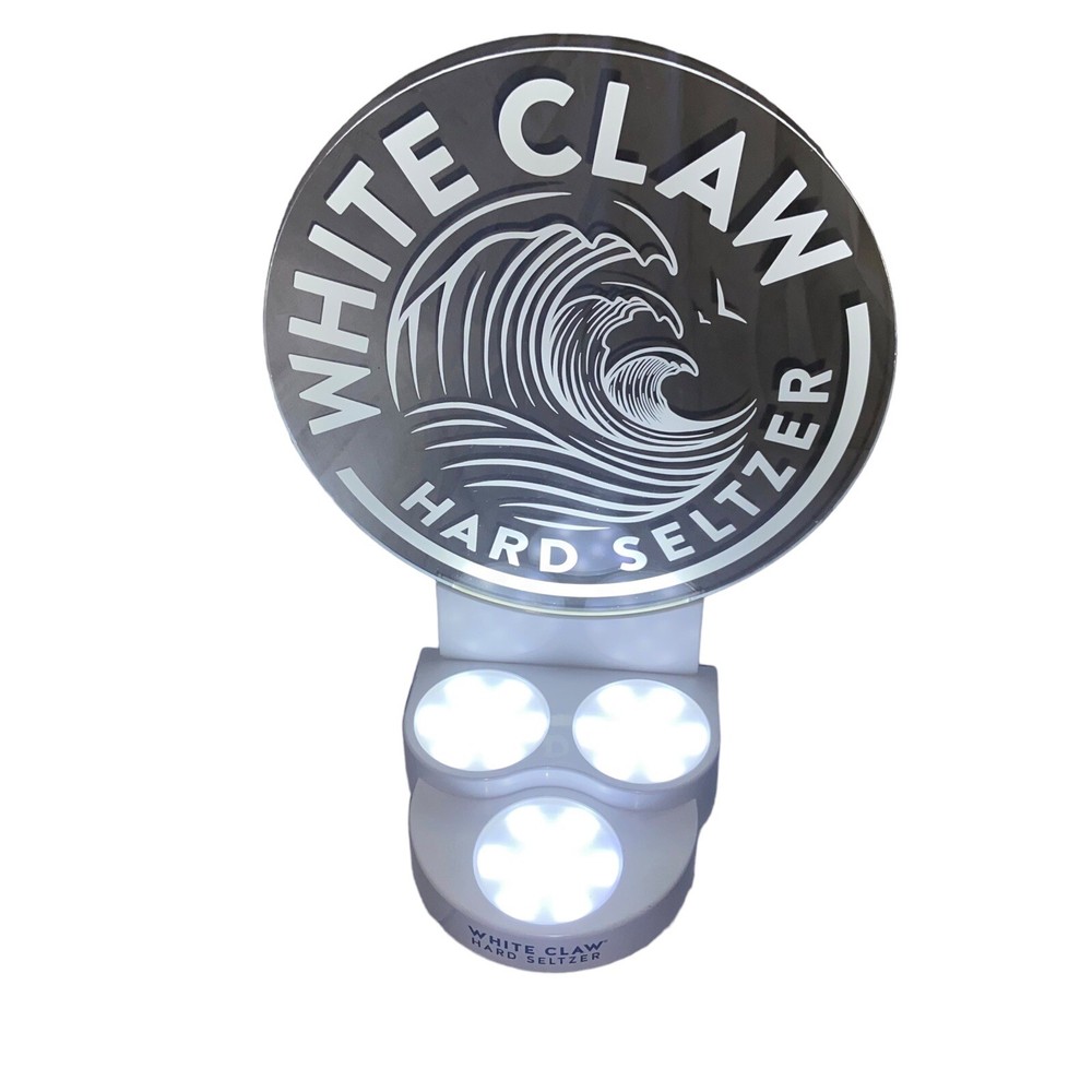 Pre-owned White Claw Bar Back Light Up Display