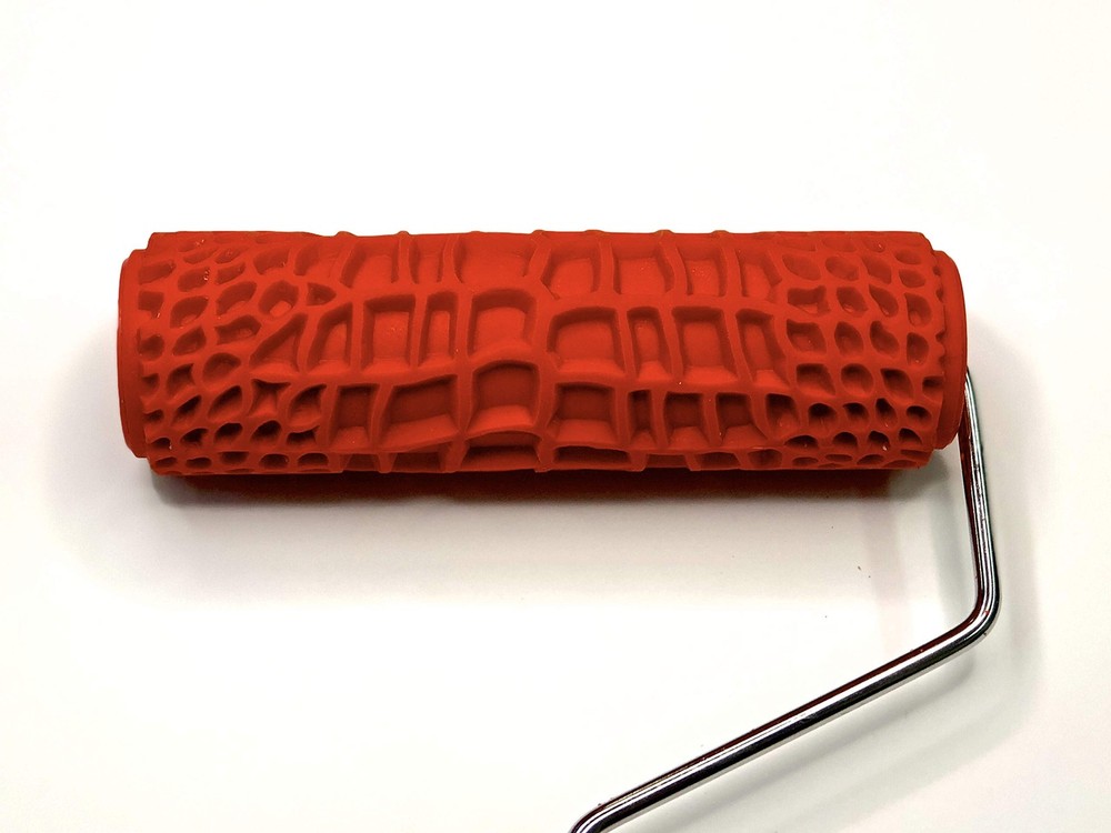 Decorative Art Texture Roller - 7" Roller (Crocodile Skin Pattern)