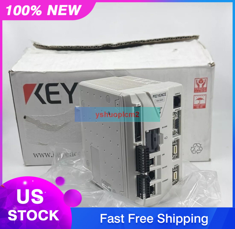 Keyence TM-3001 High Speed 2D Optical Micrometer Controller NEW without Remote