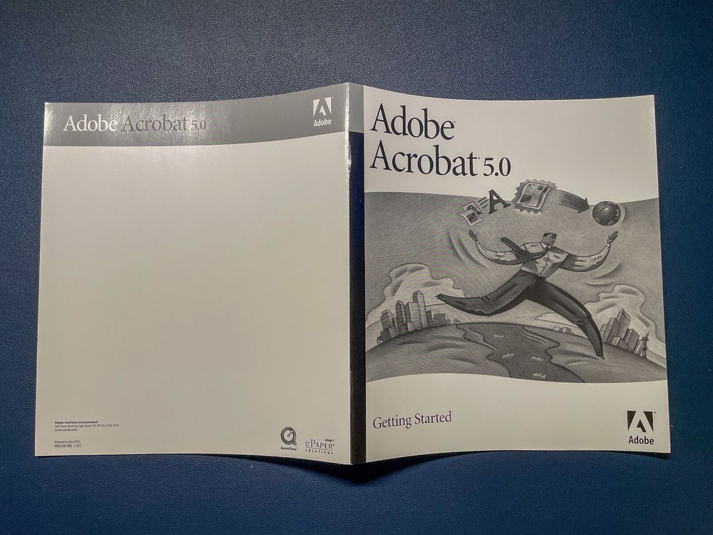 Adobe Acrobat 5.0 Education Version Apple Mac OS with Serial and Box, Complete
