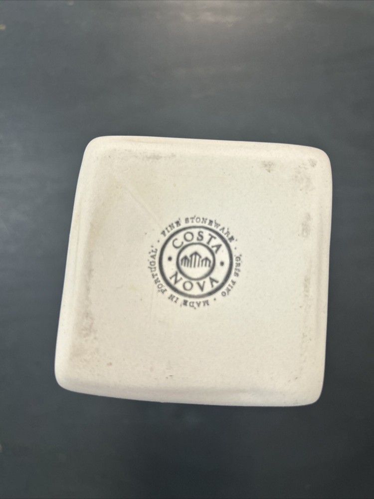 Costa Nova Madeira Lemon Rectangular Vase