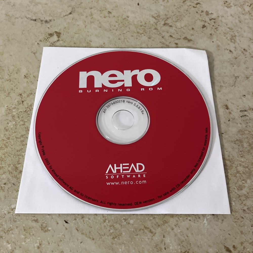 Nero Burning CD original