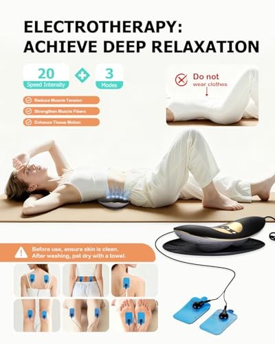 Lumbar Traction Device, Electric Lower Back Stretcher Device with Dynamic