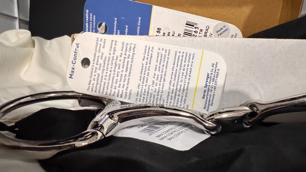 Sprenger Max Control Eggbutt Bradoon 155mm 6"